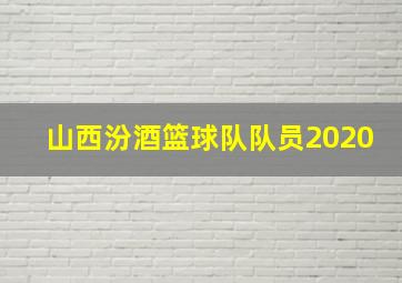 山西汾酒篮球队队员2020