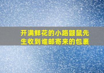 开满鲜花的小路鼹鼠先生收到谁邮寄来的包裹