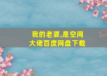 我的老婆,是空间大佬百度网盘下载