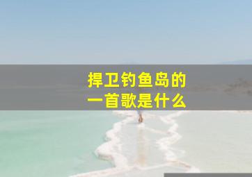 捍卫钓鱼岛的一首歌是什么