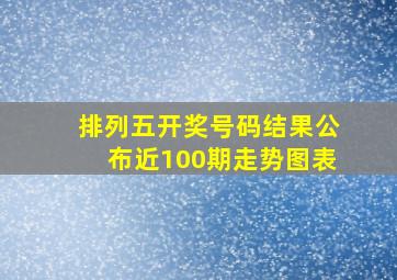 排列五开奖号码结果公布近100期走势图表