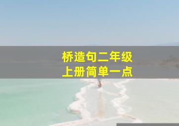 桥造句二年级上册简单一点