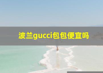 波兰gucci包包便宜吗