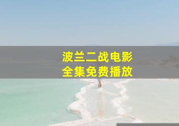 波兰二战电影全集免费播放