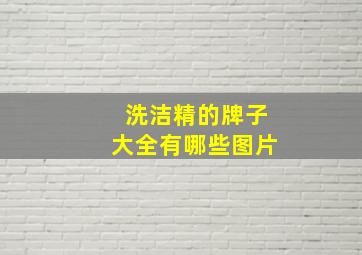 洗洁精的牌子大全有哪些图片