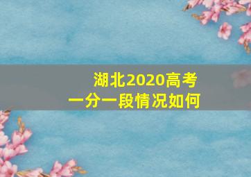 湖北2020高考一分一段情况如何