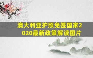 澳大利亚护照免签国家2020最新政策解读图片