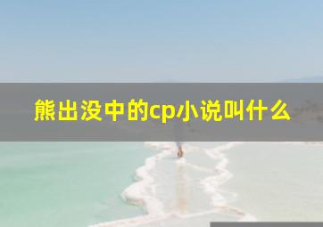 熊出没中的cp小说叫什么