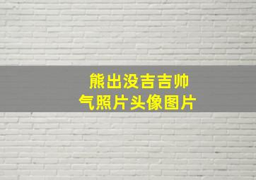 熊出没吉吉帅气照片头像图片