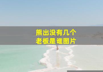 熊出没有几个老板是谁图片