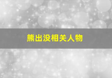 熊出没相关人物