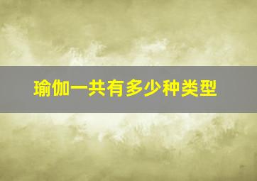 瑜伽一共有多少种类型