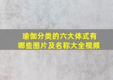 瑜伽分类的六大体式有哪些图片及名称大全视频