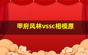 甲府风林vssc相模原