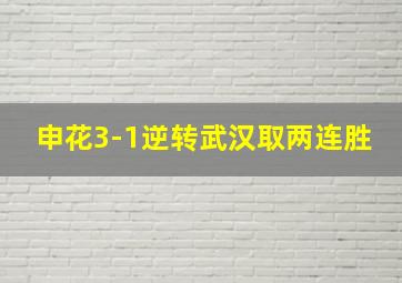 申花3-1逆转武汉取两连胜