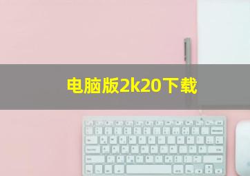 电脑版2k20下载