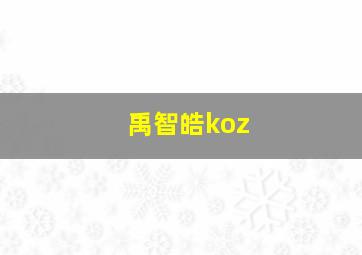 禹智皓koz