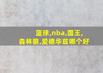 篮球,nba,国王,森林狼,爱德华兹哪个好