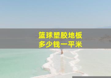 篮球塑胶地板多少钱一平米