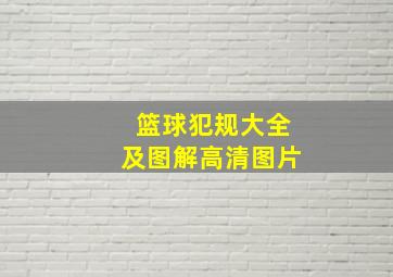 篮球犯规大全及图解高清图片