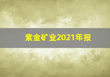 紫金矿业2021年报