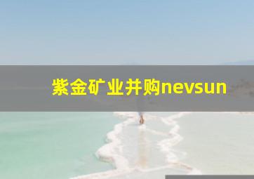 紫金矿业并购nevsun