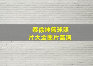 蔡徐坤篮球照片大全图片高清