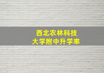 西北农林科技大学附中升学率