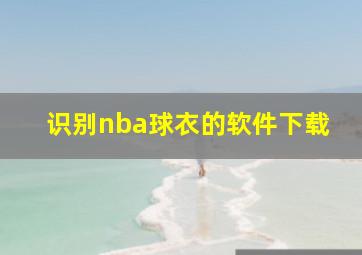 识别nba球衣的软件下载