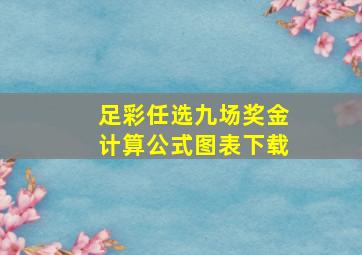 足彩任选九场奖金计算公式图表下载