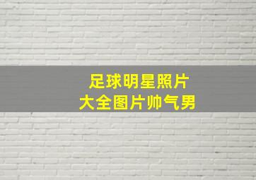 足球明星照片大全图片帅气男