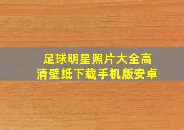 足球明星照片大全高清壁纸下载手机版安卓