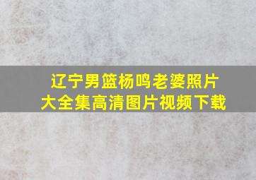 辽宁男篮杨鸣老婆照片大全集高清图片视频下载