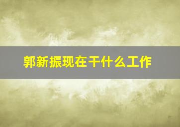 郭新振现在干什么工作