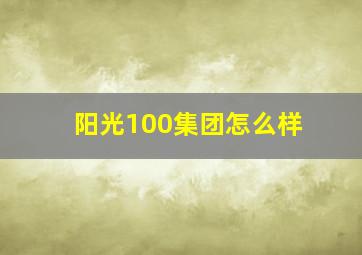 阳光100集团怎么样