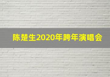 陈楚生2020年跨年演唱会