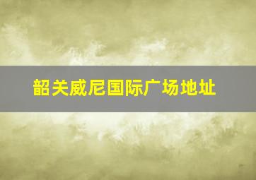 韶关威尼国际广场地址