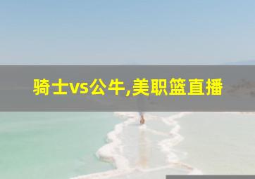 骑士vs公牛,美职篮直播